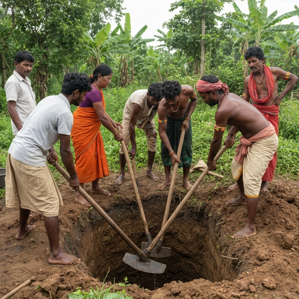 Community building water well